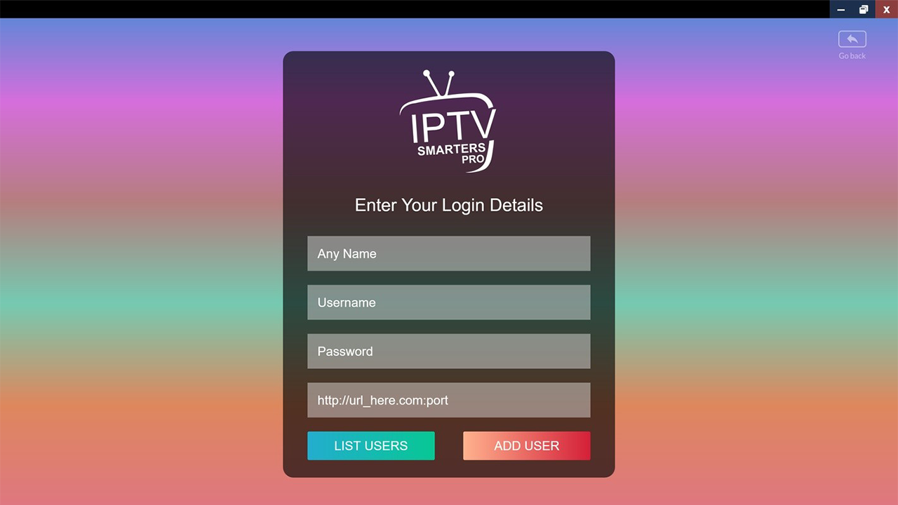 IPTVSmarters Player v1.4